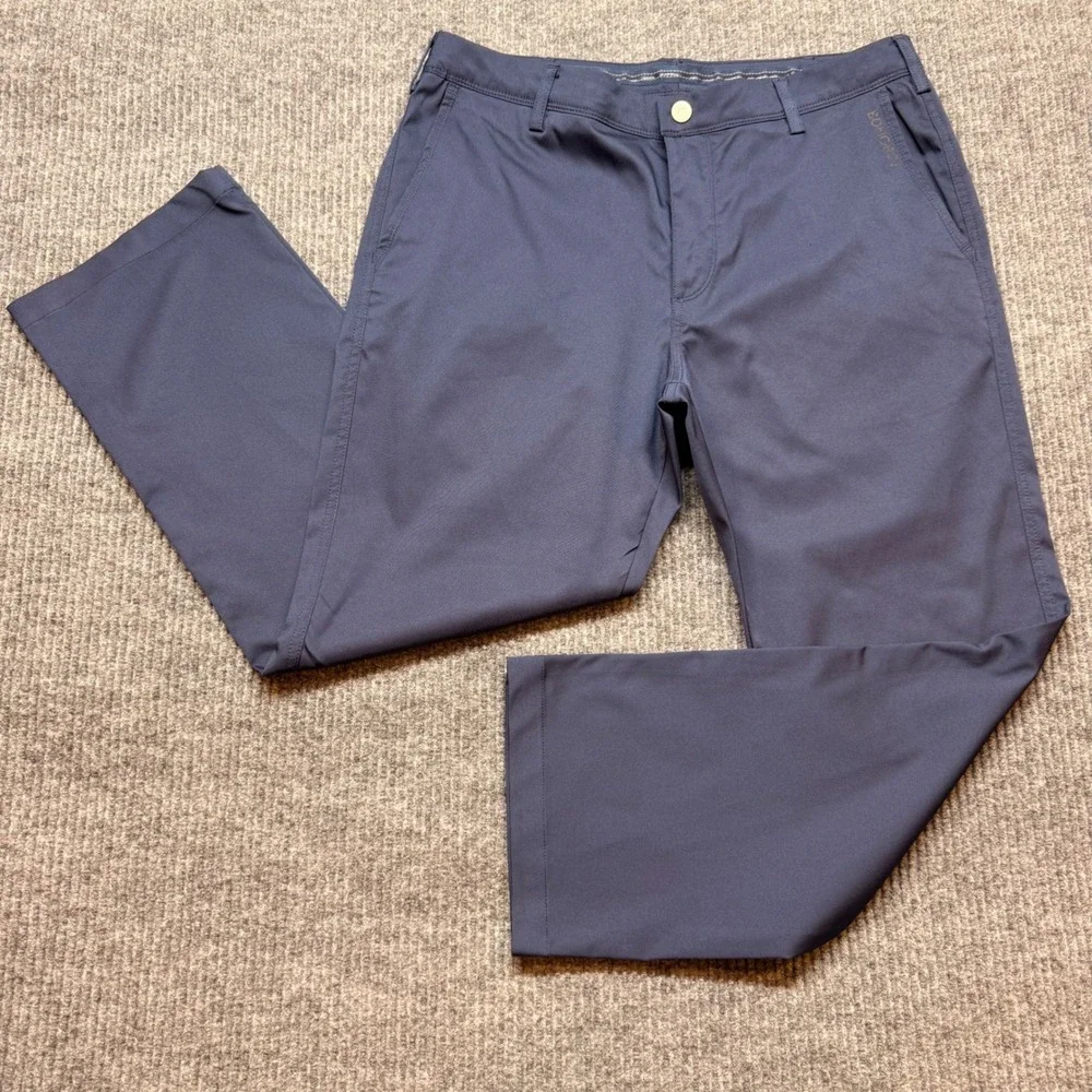 Bonobos Highland Golf Pants Mens 34x27 Navy Straight Leg Performance Stretch